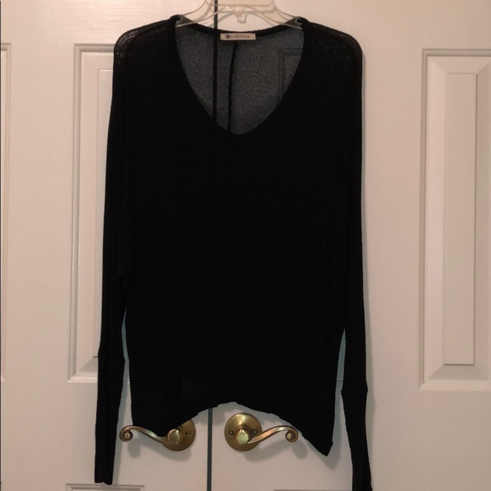 Simple black sweater